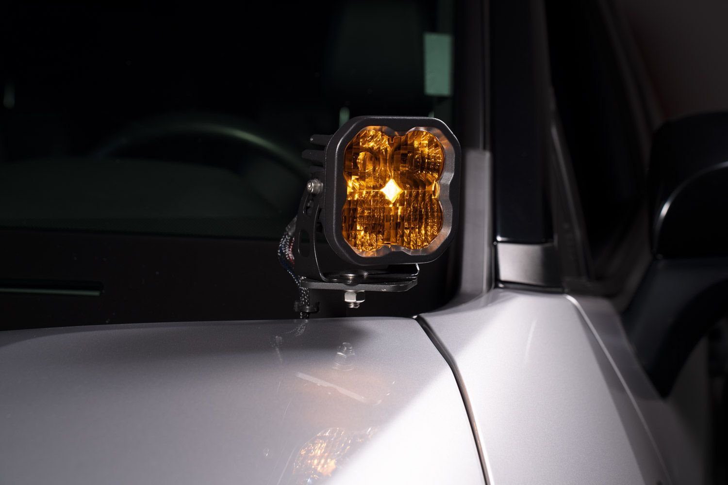 Stage Series Backlit Ditch Light Kit installed on a 2019-2025 Toyota RAV4