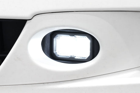 LED fog light comparison showing Diode Dynamics upgrade