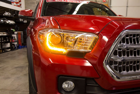 2016-2019 Toyota Tacoma with Switchback DRL LED Boards installed