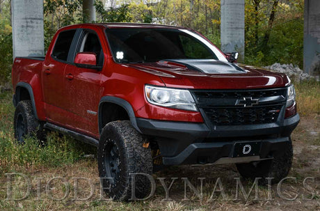 2015-2021 Chevy Colorado with Stage Series Ditch Light Kit installed