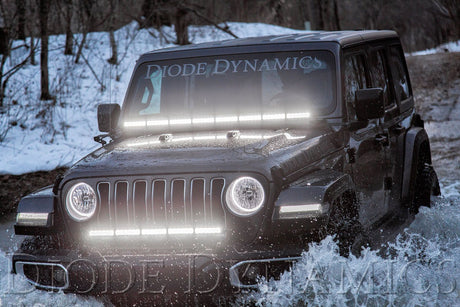 Jeep JL Wrangler with Stage Series LED Light Bar
