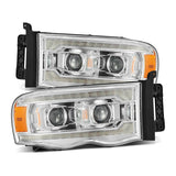 Phares halogènes à projecteur chromés pour Dodge Ram série PRO 02-05