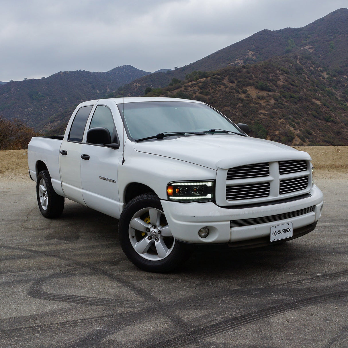 Phares halogènes à projecteur chromés pour Dodge Ram série PRO 02-05