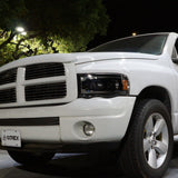 Phares halogènes à projecteur chromés pour Dodge Ram série PRO 02-05