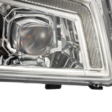 03-06 Chevrolet Silverado/02-06 Avalanche (sans revêtement de carrosserie) Phares projecteurs à LED série NOVA chromés