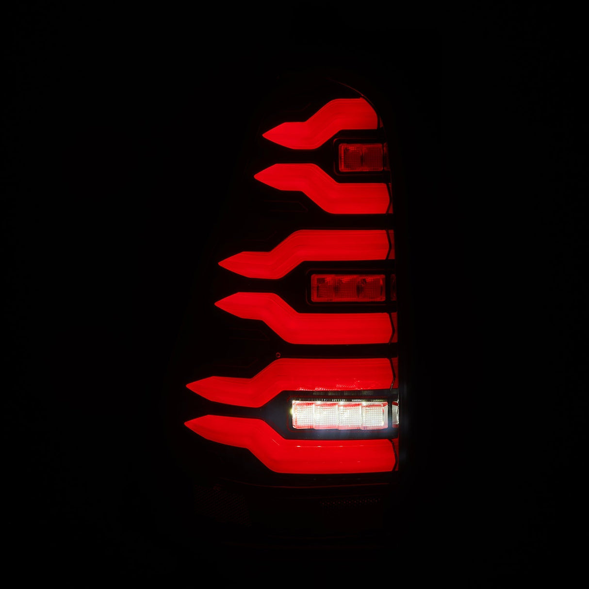 Feux arrière à LED pour Toyota 4Runner LUXX-Series 03-09, noir et rouge