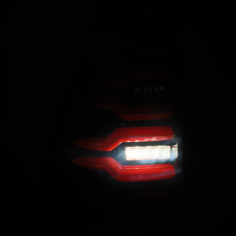 03-09 Toyota 4Runner LUXX-Series LED Tail Lights Black Red