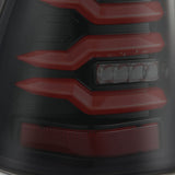 Feux arrière à LED pour Toyota 4Runner LUXX-Series 03-09, noir et rouge