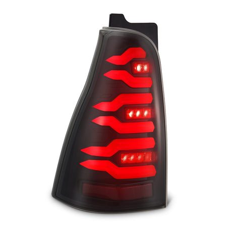 03-09 Toyota 4Runner LUXX-Series LED Tail Lights Black Red