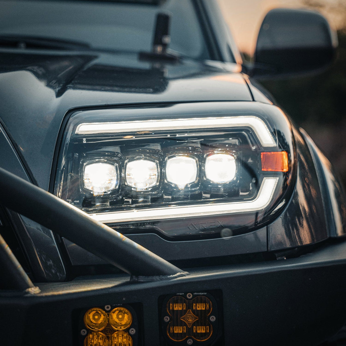 03-09 Toyota 4Runner NOVA-Series LED Projector Headlights Black