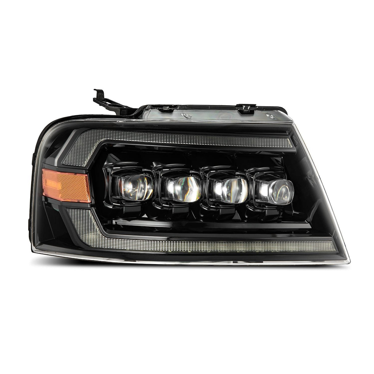 Phares projecteurs à LED Alpha-Black pour Ford F150 (2004-2008) et Lincoln Mark LT (2006-2008)