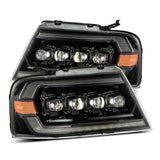 Phares projecteurs à LED Alpha-Black pour Ford F150 (2004-2008) et Lincoln Mark LT (2006-2008)