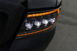 Phares projecteurs à LED Alpha-Black pour Ford F150 (2004-2008) et Lincoln Mark LT (2006-2008)