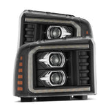 Phares halogènes projecteurs noirs pour Ford Super Duty/Excursion série PRO 05-07