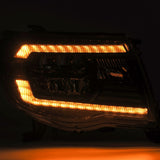Phares à LED cristal noirs pour Toyota Tacoma LUXX-Series 05-11