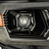 Phares de projecteur à LED Alpha-Black pour Toyota Tacoma série LUXX 05-11