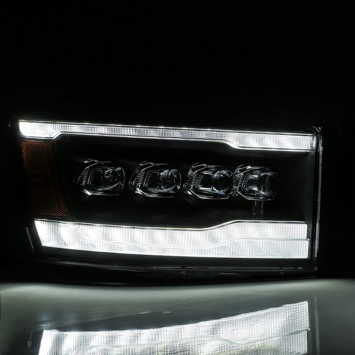 06-08 Dodge Ram NOVA-Series LED Projector Headlights Black