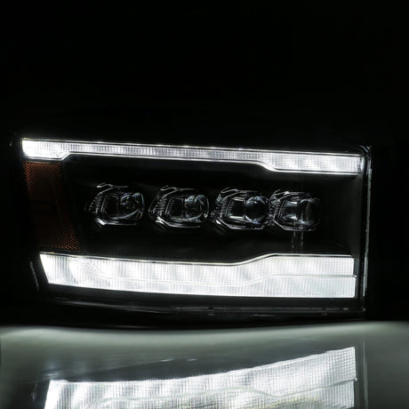 06-08 Dodge Ram NOVA-Series LED Projector Headlights Black