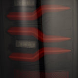 07-08 Dodge Ram 1500/07-09 Dodge Ram 2500/3500 Truck LUXX-Series LED Tail Lights Black Red