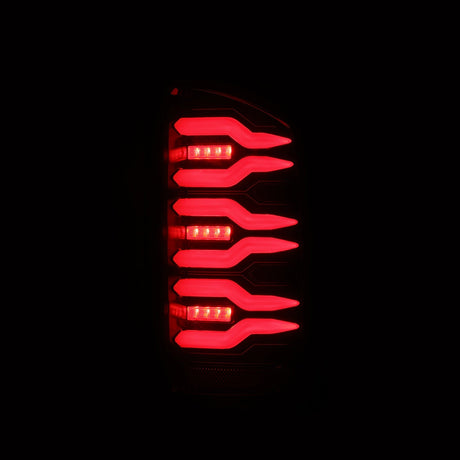 07-08 Dodge Ram 1500/07-09 Dodge Ram 2500/3500 Truck LUXX-Series LED Tail Lights Black Red
