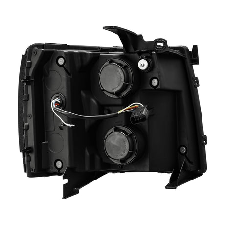 07-13 Chevrolet Silverado LUXX-Series LED Projector Headlights Chrome