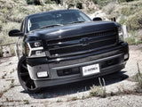 Phares projecteurs à LED Chevrolet Silverado série LUXX 07-13, noir de jais