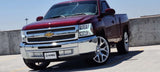 Phares projecteurs à LED noirs pour Chevrolet Silverado série NOVA 2007-2013