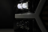 Phares projecteurs à LED noirs pour Chevrolet Silverado série NOVA 2007-2013