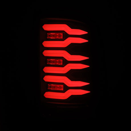 07-13 GMC Sierra LUXX-Series LED Tail Lights Black