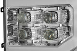 07-13 GMC Sierra NOVA-Series LED Projector Headlights Chrome