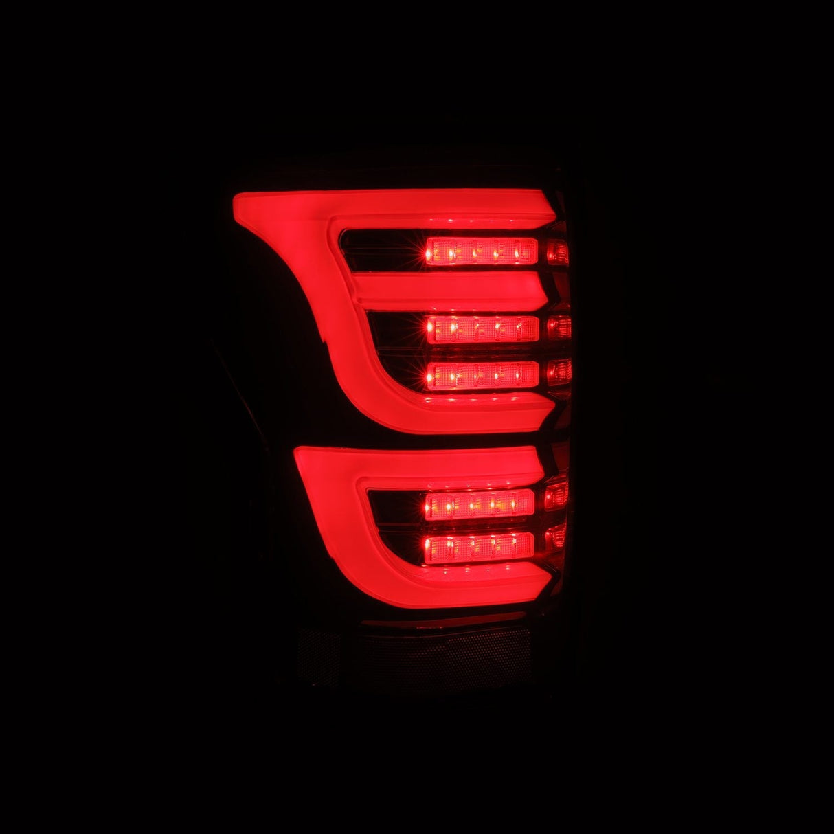 Feux arrière à LED Toyota Tundra LUXX-Series 07-13, noir et rouge