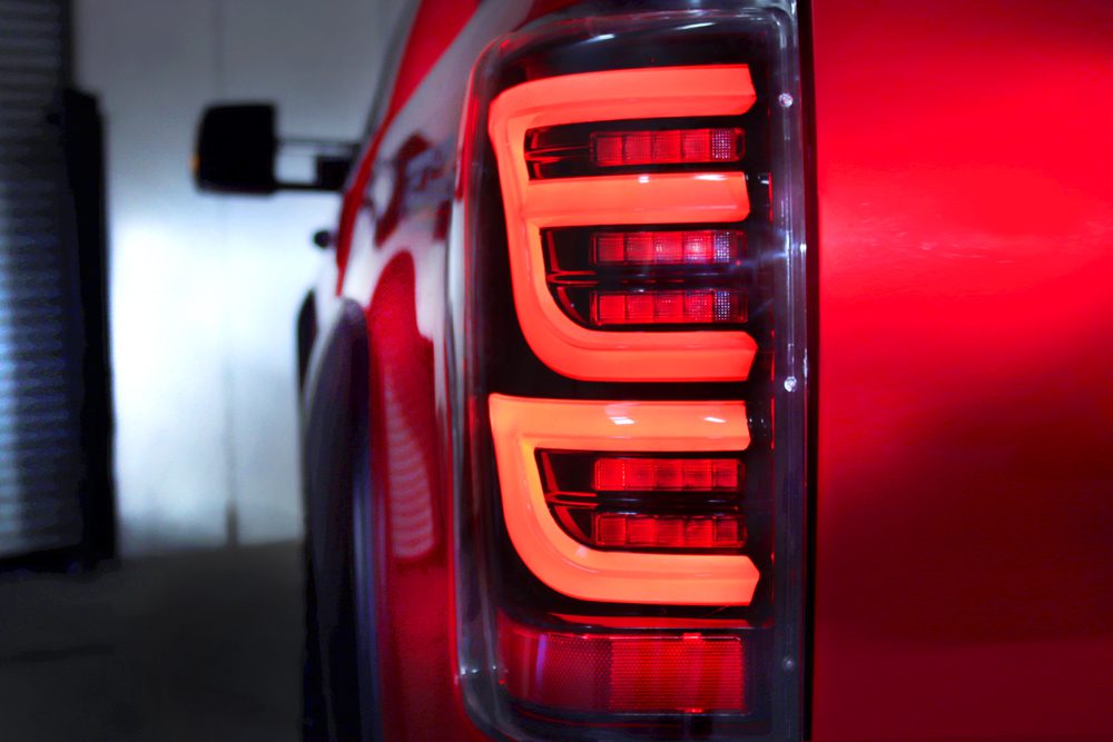 Feux arrière à LED Toyota Tundra LUXX-Series 07-13, noir et rouge