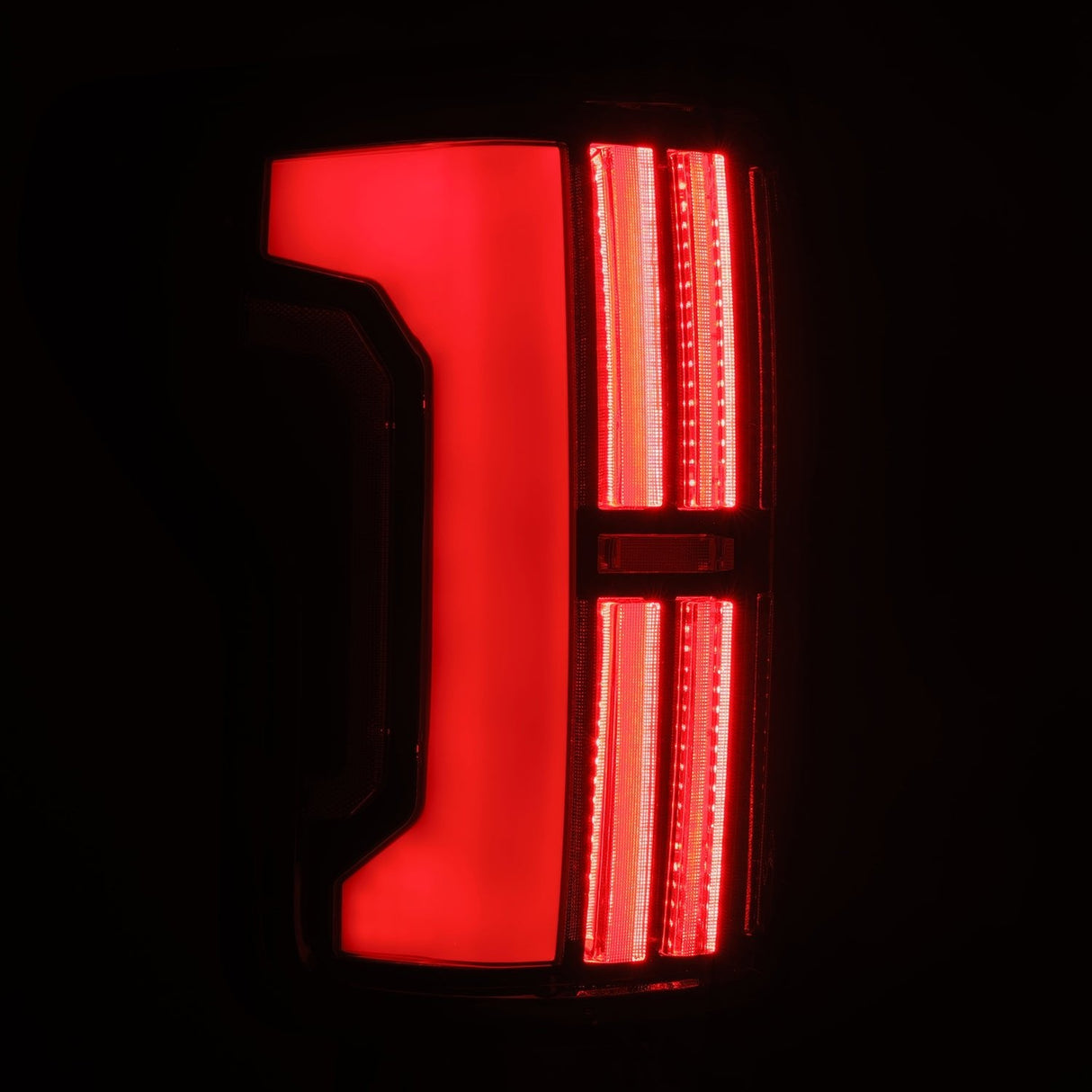 07-13 Toyota Tundra NOVA-Series Prismatic LED Tail Lights Black