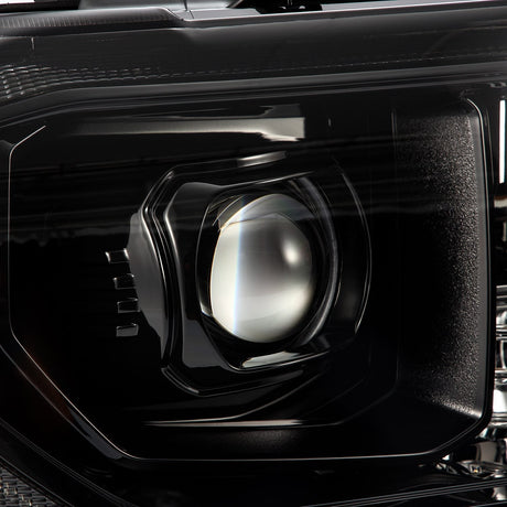 07-13 Toyota Tundra/08-17 Toyota Sequoia MK II LUXX-Series LED Projector Headlights Alpha-Black (With Level Adjuster)