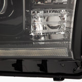 Phares projecteurs à LED noirs pour Toyota Tundra 07-13 et Toyota Sequoia MK II 08-17 (série LUXX) (avec réglage de niveau)