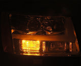 Phares projecteurs à LED chromés de la série LUXX pour Chevrolet Tahoe/Suburban/Avalanche 07-14