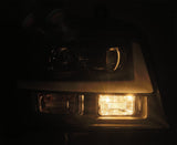 Phares projecteurs à LED chromés de la série LUXX pour Chevrolet Tahoe/Suburban/Avalanche 07-14