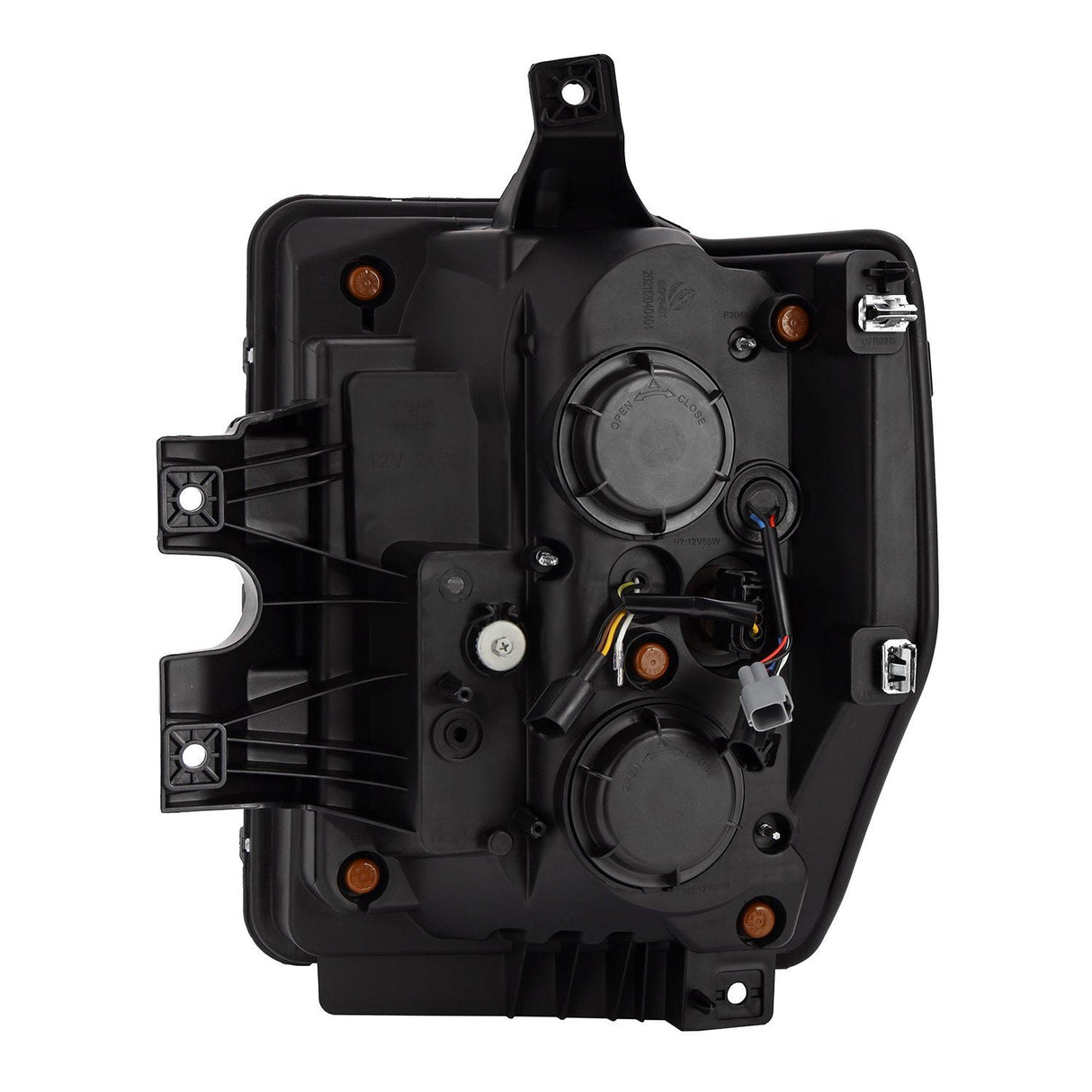 Phares projecteurs à LED série LUXX pour Ford Super Duty/Excursion 08-10, Alpha-Black