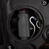 Phares projecteurs à LED série LUXX pour Ford Super Duty/Excursion 08-10, Alpha-Black