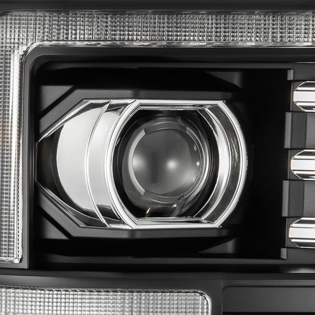 08-10 Ford Super Duty/Excursion LUXX-Series LED Projector Headlights Black