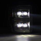 Phares projecteurs à LED noirs pour Ford Super Duty/Excursion série NOVA 08-10