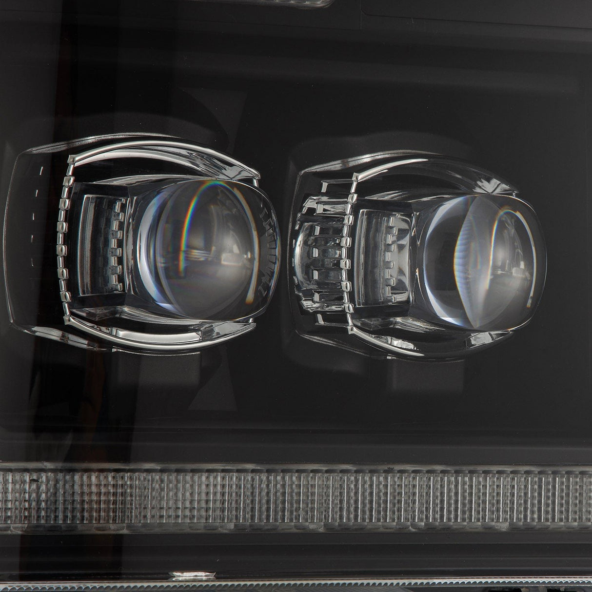 Phares projecteurs à LED noirs pour Ford Super Duty/Excursion série NOVA 08-10