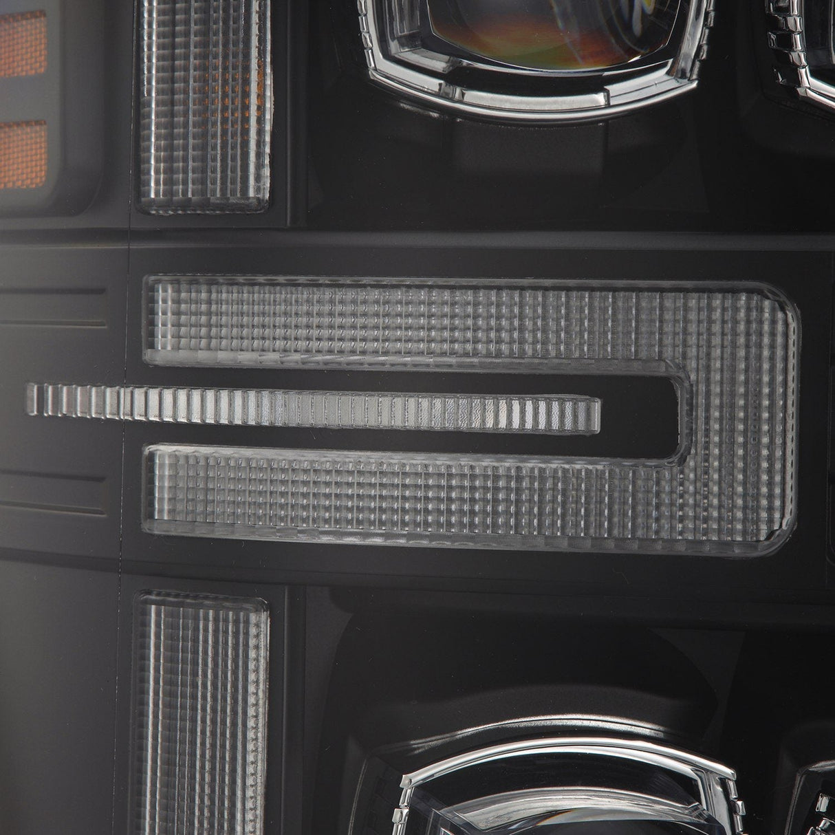 Phares projecteurs à LED noirs pour Ford Super Duty/Excursion série NOVA 08-10