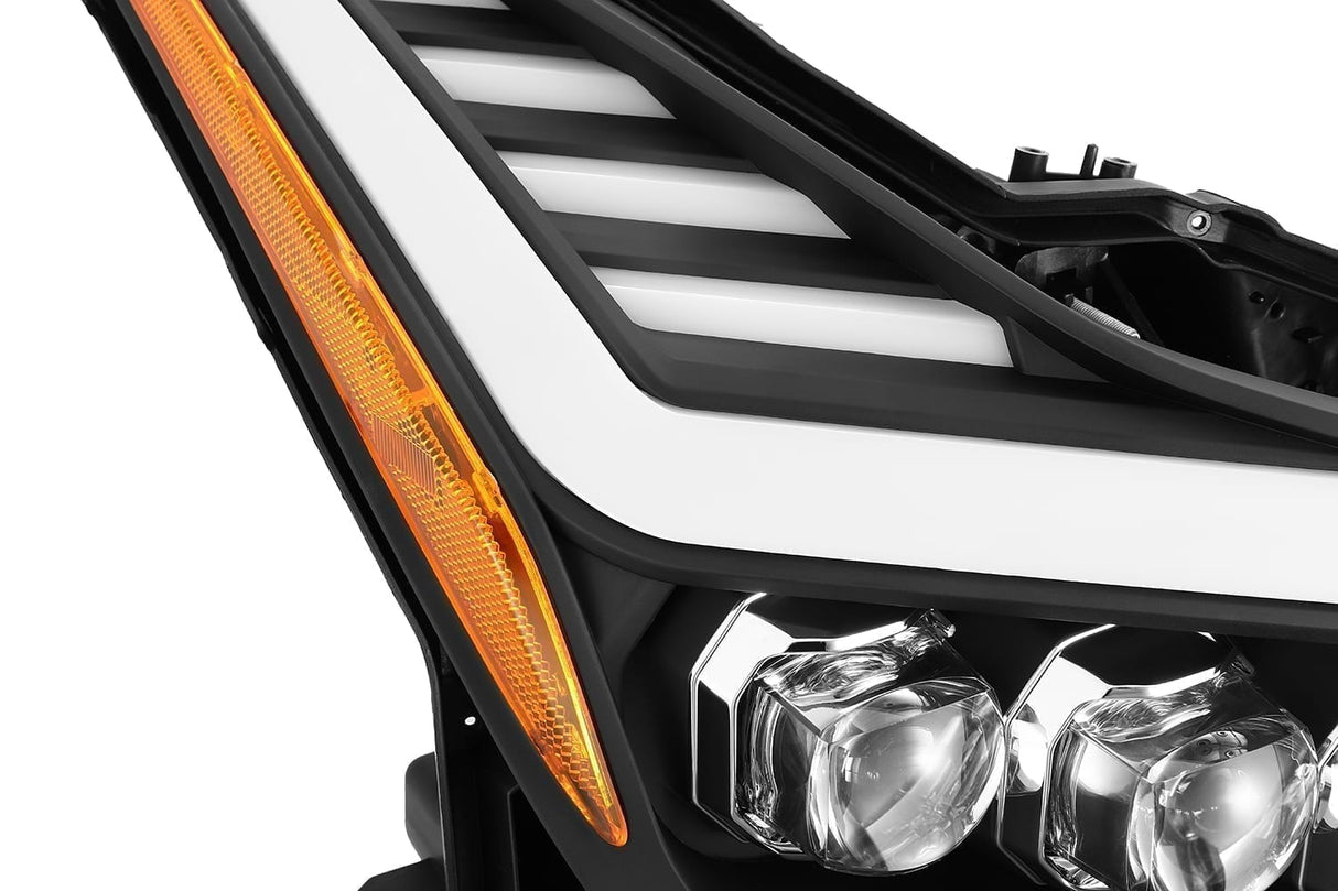 08-13 Infiniti G37/14-15 Q60 Coupe MK II NOVA-Series LED Projector Headlights Black