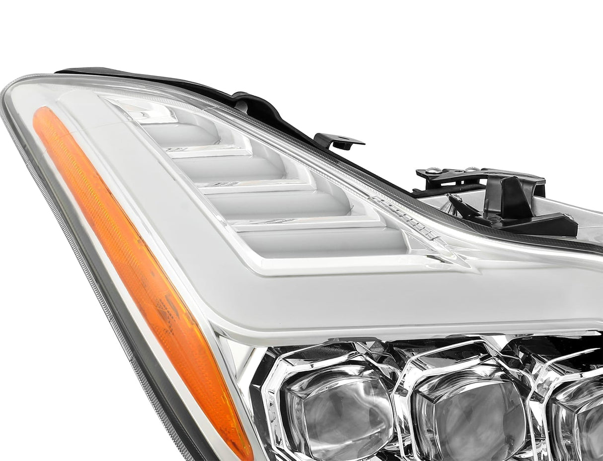 08-13 Infiniti G37/14-15 Q60 Coupe MK II NOVA-Series LED Projector Headlights Chrome