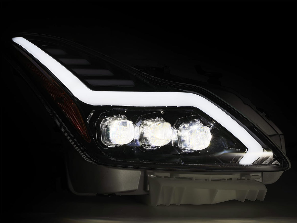 08-13 Infiniti G37/14-15 Q60 Coupe NOVA-Series LED Projector Headlights Black