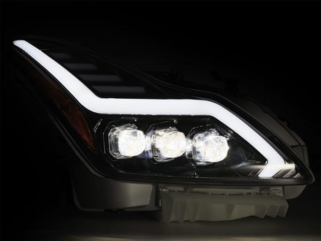 08-13 Infiniti G37/14-15 Q60 Coupe NOVA-Series LED Projector Headlights Black