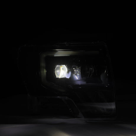 09-14 Ford F150 MKII LUXX-Series LED Projector Headlights Alpha-Black