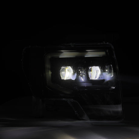 09-14 Ford F150 MKII LUXX-Series LED Projector Headlights Black