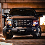 09-14 Ford F150 MKII NOVA-Series LED Projector Headlights Black